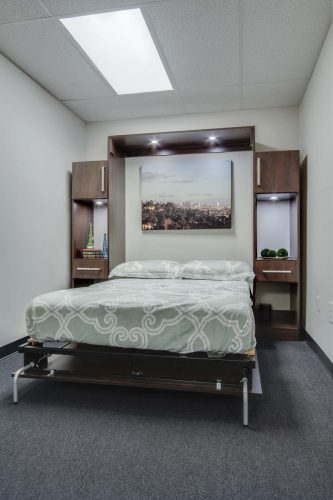 Wall Bed Ready for Guests